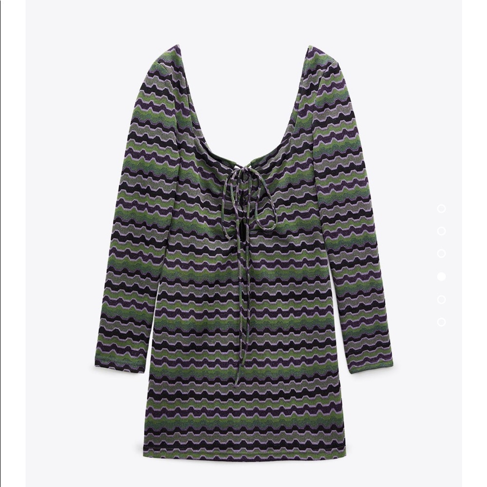Zara cut out purple mini dress xl - Picture 4 of 4